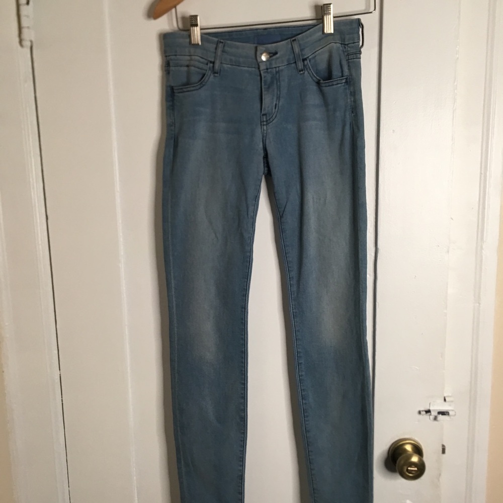 KORAL light blue wash cropped skinny jeans
